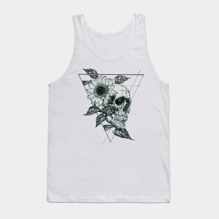 Sunflower Skull Tank Top